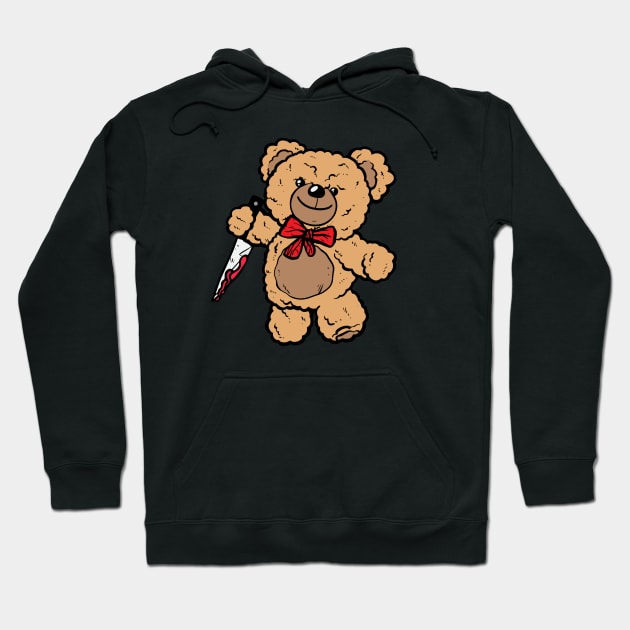 Killer Bear Hoodie by Baddest Shirt Co.